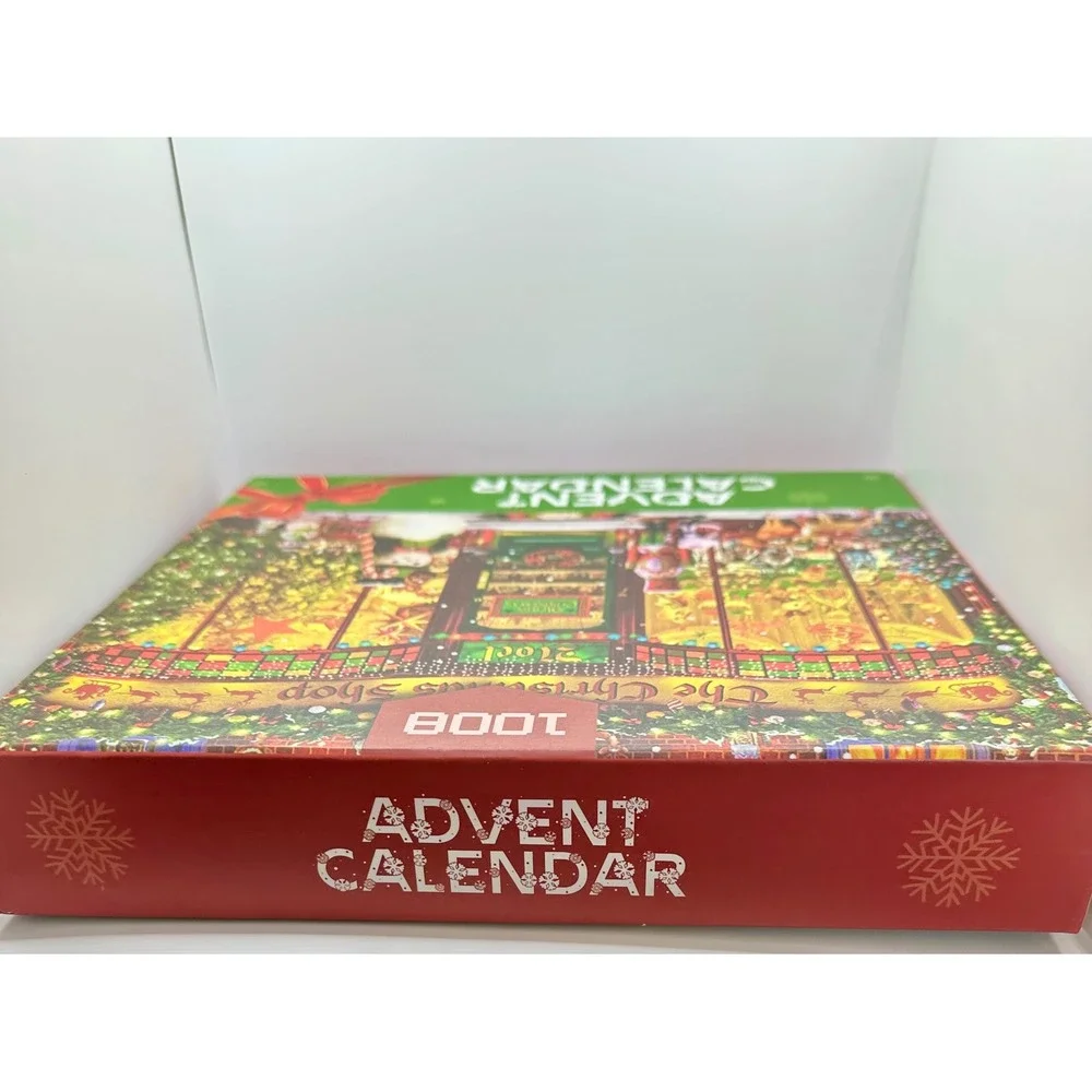 1008 Piece Christmas Shop Advent Calendar Jigsaw‎ Puzzle Boxed Holiday Fun